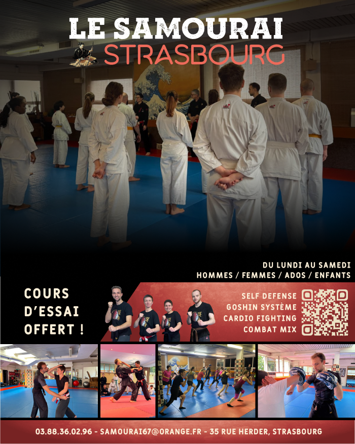 Cours de goshin système, self defense, cardio fighting et combat mix au Smaoura Strasbourg. Rentrée le 01 septembre.